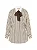 Valentino - Vestido curto em popeline listrada - Imagem 1