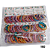NE1102 - Elástico de cabelo 12 pcs por kit/ 3cm colorido atacado 1102 – Pacote com 12 unidades (Atacado) - Imagem 1