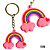 NE1178 - Chaveiros arco iris por kit atacado 1178 – Pacote com 12 unidades (Atacado) - Imagem 2