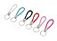 NE10261 - 10261 chaveiro de couro + ferro, 11.5 x 3.4 cm – Pacote com 12 unidades (Atacado) - Imagem 1