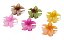 NE10197 - 10197 piranha de cabelo flor 8 x 6.5 cm – Pacote com 12 unidades (Atacado) - Imagem 1