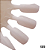 NE1323 - 1323 unha artificial 10 pcs por kit – Pacote com 12 unidades (Atacado) - Imagem 2