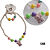 NE1288 - 1288 kit infantil colar e pulseira – Pacote com 12 unidades (Atacado) - Imagem 1