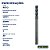 Fresa De Topo Metal Duro Reto 4 Cortes Até 50HRC - Imagem 2