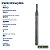 Fresa De Topo Reto Metal Duro 2mm 50HRC 4 Cortes - Imagem 2