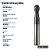 Fresa Topo Esférico Metal Duro 8mm 2 Cortes Dureza 50hrc - Imagem 2