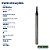 Fresa Metal Duro Topo Esférico 2mm 2 Cortes 50hrc - Imagem 2