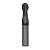 FRESA METAL DURO TOPO ESFÉRICO R6X25XD12X75X2 - 50HRC - Imagem 1