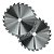 SERRA CIRCULAR DE METAL DURO: 10" x 24 DENTES - 250 MM x 25 MM - Imagem 1