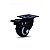 ROD.PRETO 158 FIXO C/PL 60X43 RODA BP C/ROL.ESF-PRETA (6046) - Imagem 1
