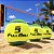 Kit Bolinha Praia Para Beach Tenis Verde e Amarela Tubo Com 3 Bolas - Imagem 1
