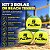 Kit Bolinha Praia Para Beach Tenis Verde e Amarela Tubo Com 3 Bolas - Imagem 2