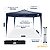 Tenda Gazebo Sanfonada Pop-Up 3x3 Cor Azul - Imagem 2