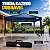Tenda Gazebo Sanfonada Pop-Up 3x3 Cor Azul - Imagem 4
