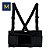 CINTA ERGONOMICA LOMBAR SUSPENSORIO SOFT M/PRETO - Imagem 1