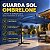 Guarda-sol Retrátil Ombrelone Suspenso Manivela Reclinável Azul - Imagem 2
