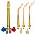 Kit Maçarico 201 Solda Com 3 Extensões Bicos Acetileno Nº 2 / 4 / 6 - Imagem 1