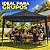 Tenda Gazebo Sanfonada Pop-Up 2x2 Cor Preto - Imagem 4