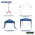 Tenda Gazebo Sanfonada Pop-Up 2x2 Cor Azul - Imagem 7
