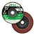 Kit 10 Disco Flap Aluminio 4.1/2 x 7/8 De Grao 80 Lixadeira - Imagem 2