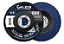 Kit 10 Disco de Desbaste Flap Zircônio 4.1/2 Grão 60 115mm Grão 60 - Imagem 2