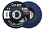 Kit 10 Disco Desbaste Flap Zircônio 4.1/2 x 7/8 Grão 100 Cor Azul - Imagem 2