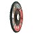Kit 5 Disco Lixa Flap Zircônio 7 Pol 180mm Grão 40 Cônico - Imagem 5