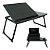 Mesa Portátil De Notebook Para Estudar Trabalhar E Café Home Office Preto - Imagem 1