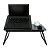 Mesa Portátil De Notebook Para Estudar Trabalhar E Café Home Office Preto - Imagem 2