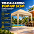 Tenda Gazebo Sanfonada Pop-Up 3x3 Cor Creme - Imagem 2