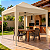 Tenda Gazebo Sanfonada Pop-Up 3x3 Cor Creme - Imagem 5