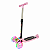 Patinete Infantil Rosa 3 Rodas De Led Dobrável Scooter Crianças - Imagem 2