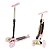 Patinete Infantil Rosa 3 Rodas De Led Dobrável Scooter Crianças - Imagem 8