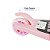 Patinete Infantil Rosa 3 Rodas De Led Dobrável Scooter Crianças - Imagem 5
