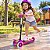 Patinete Infantil 3 Rodas De Led Dobrável Scooter Para Crianças Panda Rosa - Imagem 4