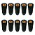 Kit 10 Conector 13mm Dkj 50-70mm² Femea Engate Rápido Ate 400a - Imagem 1