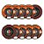 Kit 10 Disco Flap Aluminio 4.1/2 x 7/8 De 115mm Grão 120 Lixadeira Cônico - Imagem 1