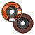 Kit 10 Disco Flap Aluminio 4.1/2 x 7/8 De 115mm Grão 120 Lixadeira Cônico - Imagem 3