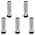 Kit 5 Bocal Mig Pressão Cromado 19mm Para Tocha 36kd - Imagem 1