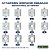 Kit Matrizes Para Alicate Hidráulico Crimpador 25mm² A 400mm² - Imagem 2