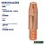 Kit 10 Bico De Contato 0.9mm M6x28 Para Tocha Mig 24KD - Imagem 2