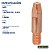 Kit 10 Bico De Contato 1.0mm M6x28 Para Tocha Mig 24KD - Imagem 2