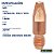 Kit 10 Bico De Contato Cromo Zircônio 1.6mm M8X30 Para Tocha Mig 36KD 501D - Imagem 2