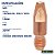 Kit 10 Bico De Contato Cromo Zircônio M8X30 1.2mm Para Tocha Mig 36KD 501D - Imagem 2
