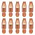 Kit 10 Bico De Contato Cromo Zircônio M8X30 1.2mm Para Tocha Mig 36KD 501D - Imagem 1