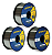 Kit 3 Arame MIG Tubular Solda Uso Sem Gás E71t-Sg 0.8mm 1kg - Imagem 1