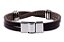 BRACELETE COURO MARROM PASSANTE METAL COD B1011 - Imagem 1