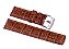 PULSEIRA DE COURO CROCO HAVANA COD. 1005 - Imagem 2