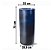 Vaso de Polietileno Classic Cilíndrico 75 Nutriplan cor Azul Cobalto - Imagem 2