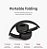 Fone de ouvido estéreo P47 5.0 Bluetooth Headset Série Dobrável Sem Fio Sport - Imagem 5